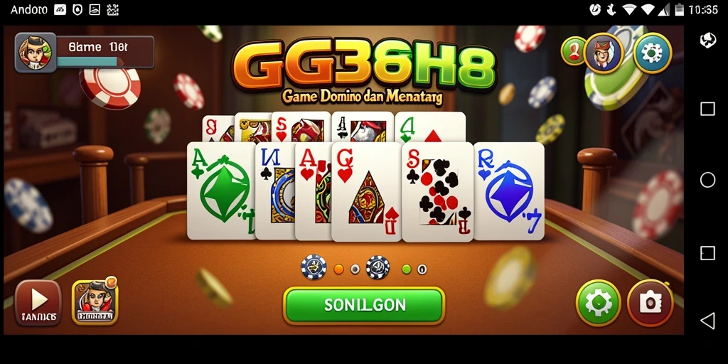 Tampilan gameplay GG368 yang mendebarkan dan interaktif.