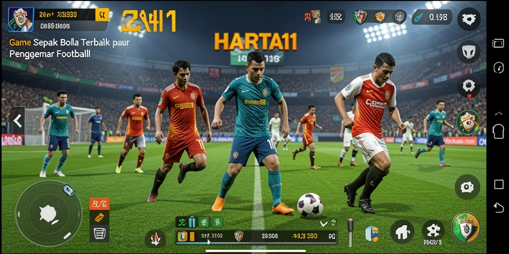 Tampilan gameplay HARTA11 yang dinamis dan menarik.