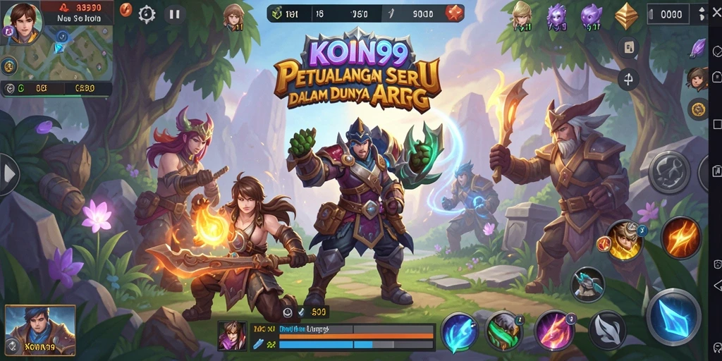 Tampilan gameplay KOIN99 yang mendebarkan dan penuh aksi.