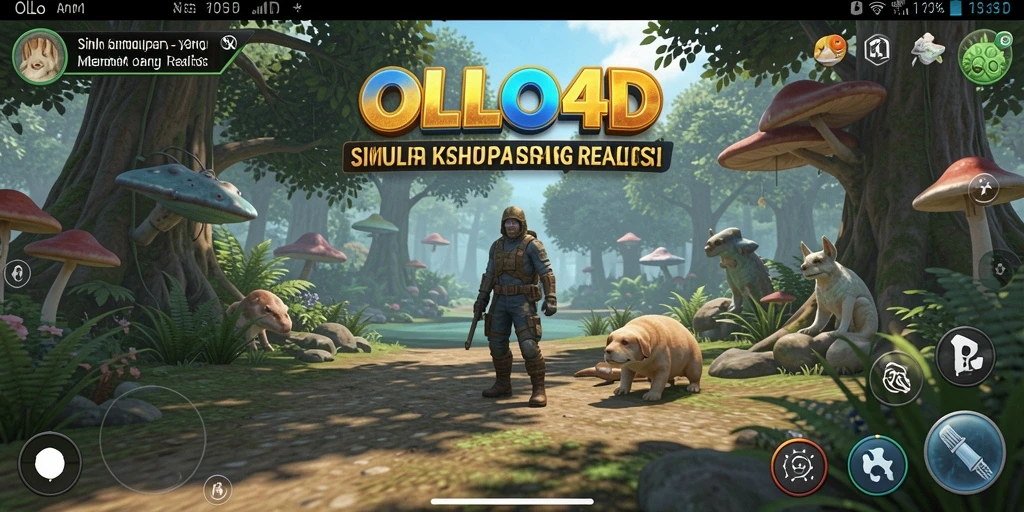 Screenshot gameplay OLLO4D yang menunjukkan aksi seru dalam simulasi kehidupan.