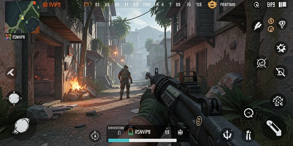 Screenshot game RSNVIP8 menampilkan momen aksi seru dalam TPS.